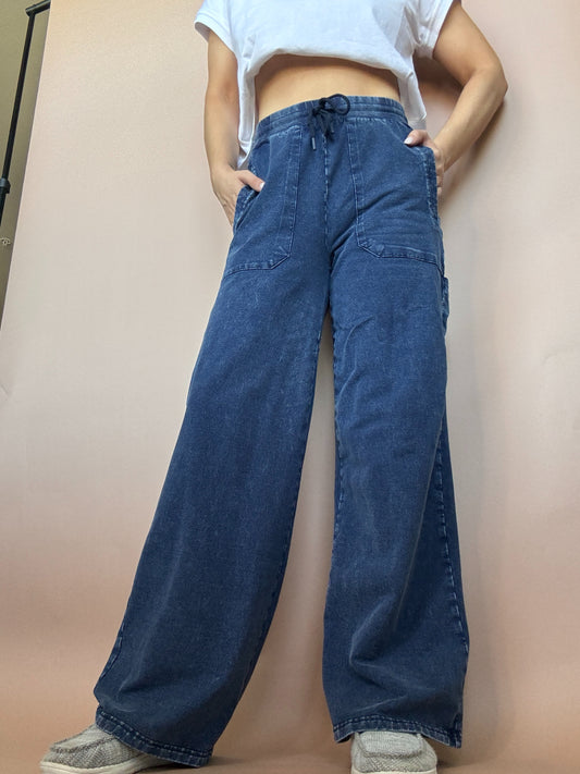 Almost Denim Cargo Pants