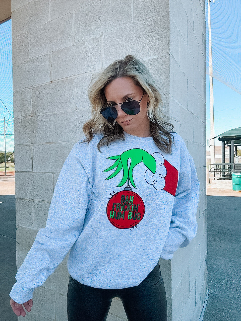 Hum Bug Grinch Sweatshirt