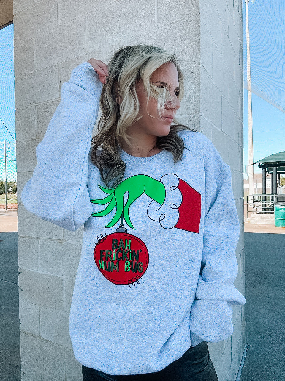 Hum Bug Grinch Sweatshirt