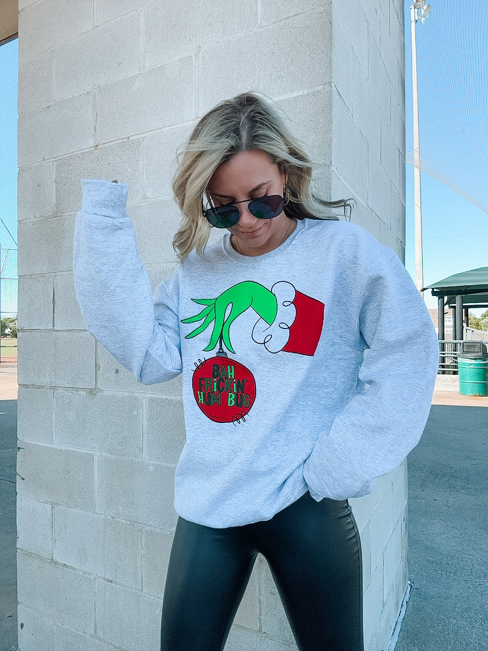 Hum Bug Grinch Sweatshirt