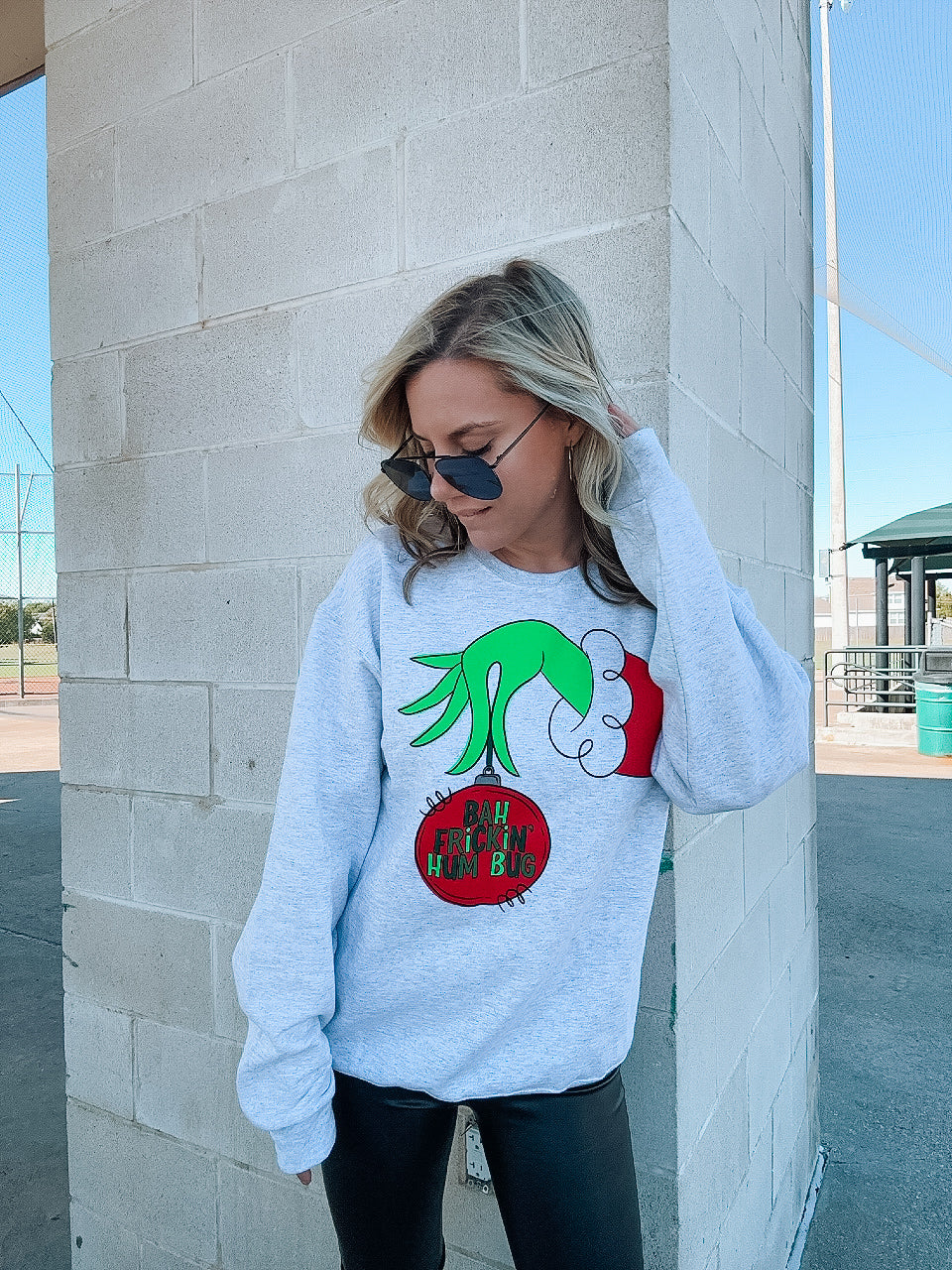 Hum Bug Grinch Sweatshirt