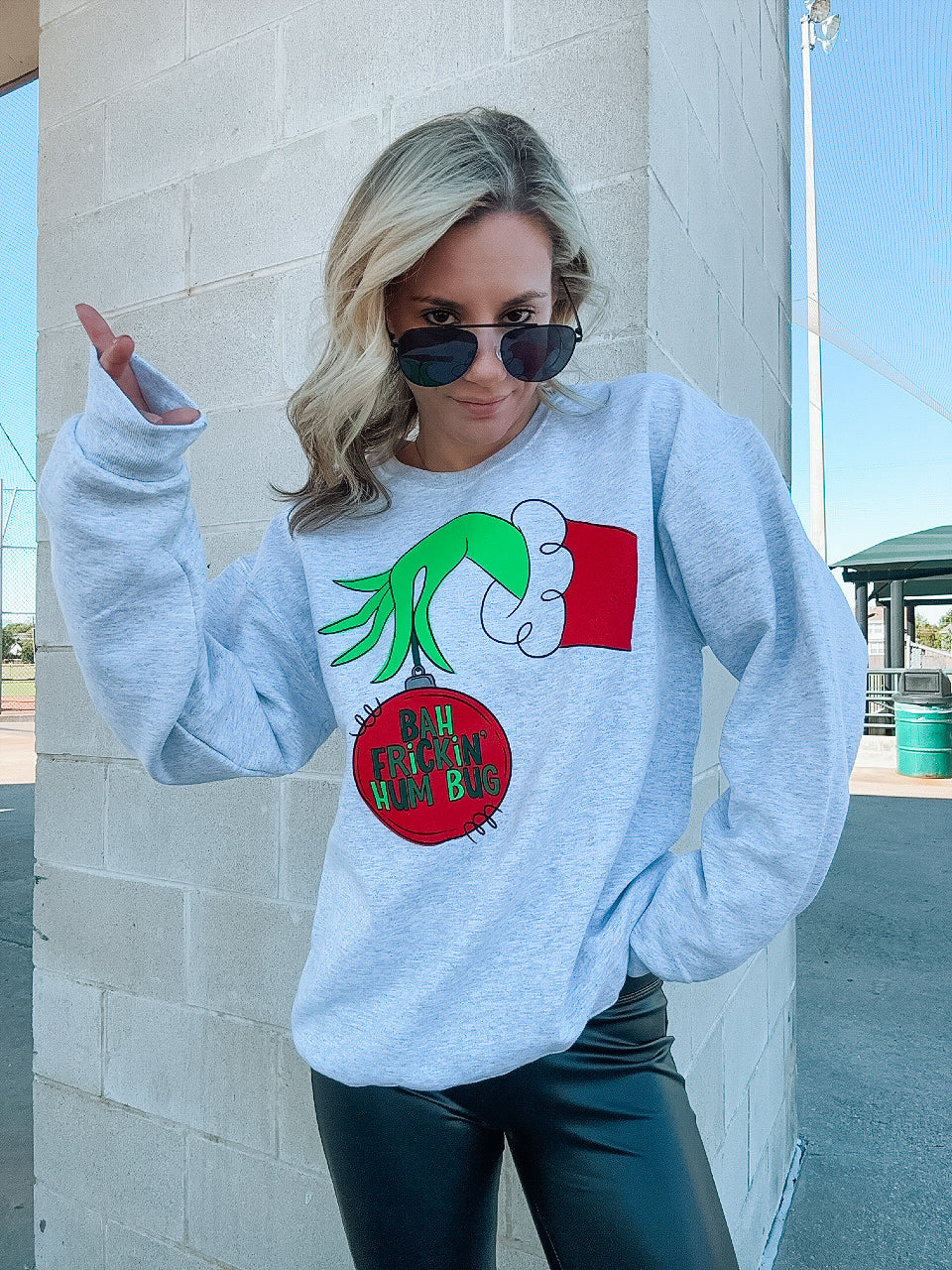 Hum Bug Grinch Sweatshirt