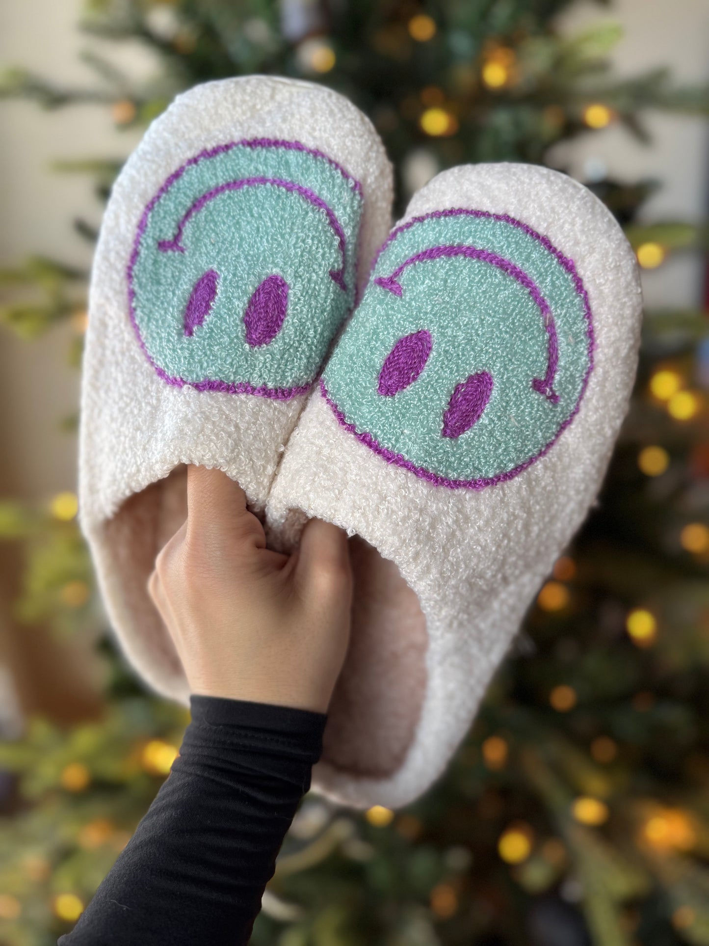 Melody Smiley Face Slippers