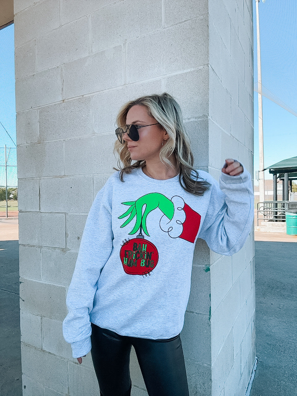 Hum Bug Grinch Sweatshirt