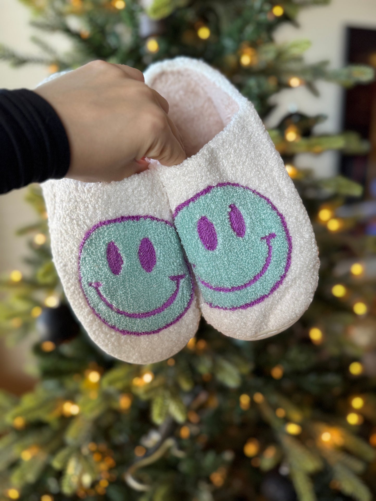 Melody Smiley Face Slippers