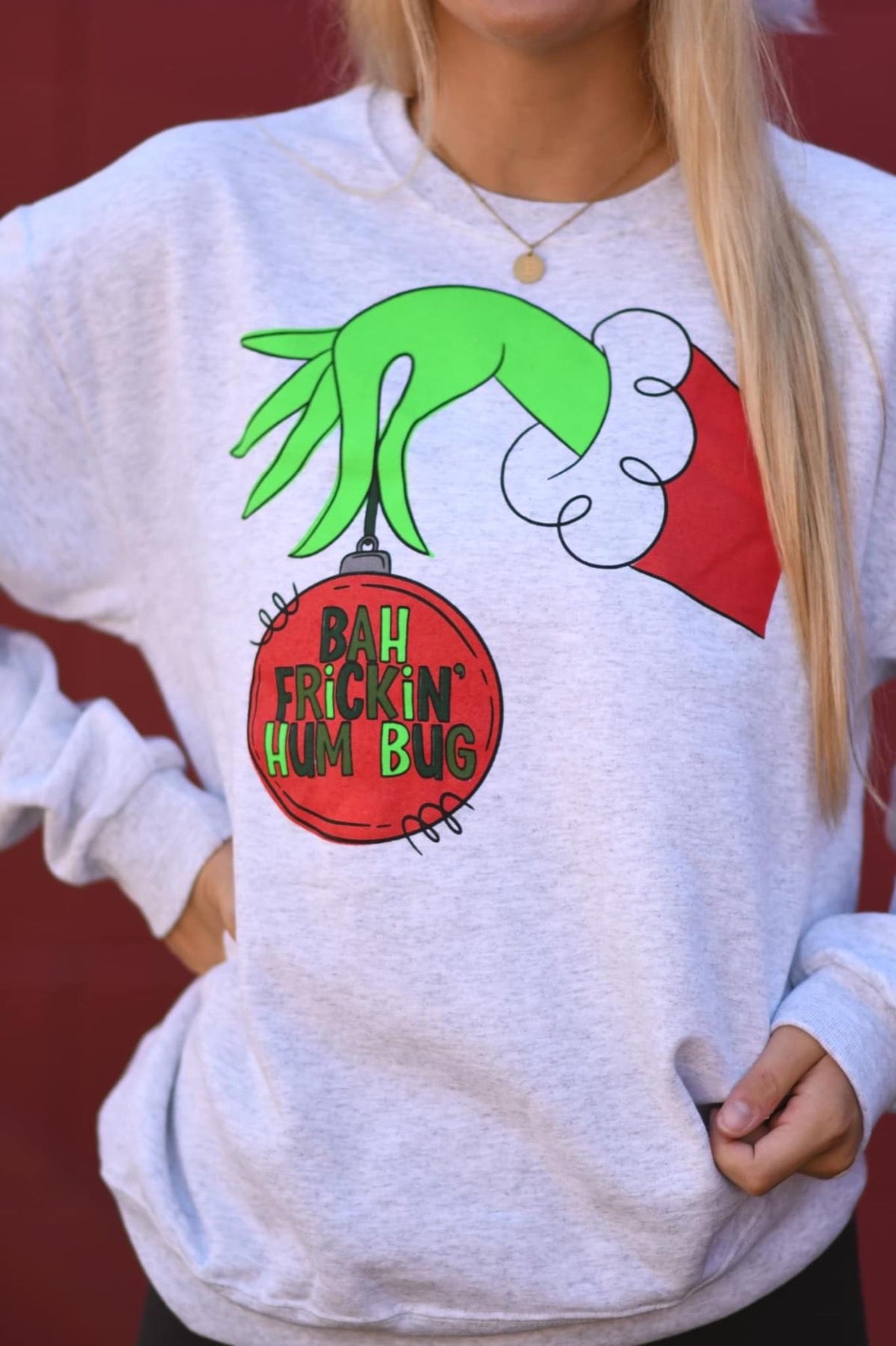 Hum Bug Grinch Sweatshirt