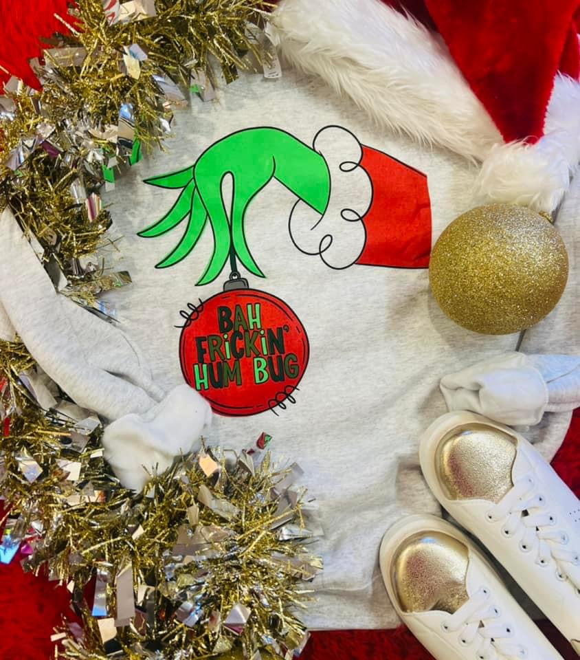 Hum Bug Grinch Sweatshirt